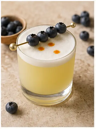 Pisco Sour de frutos rojos