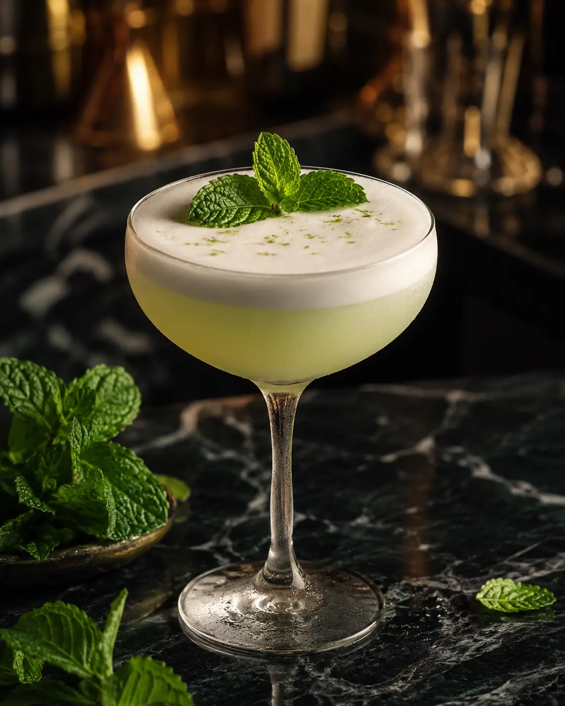Pisco Sour de menta