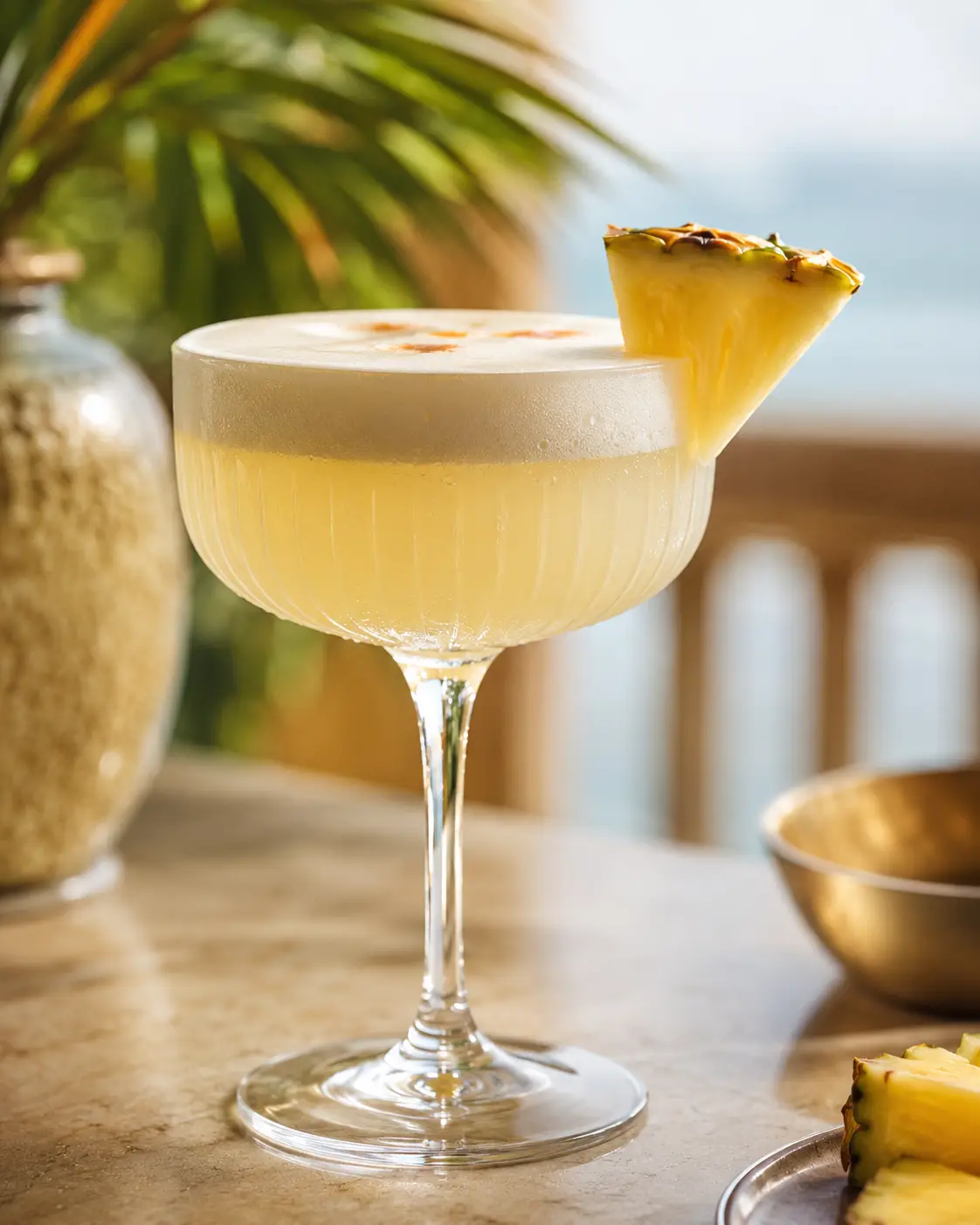 Pisco Sour de piña